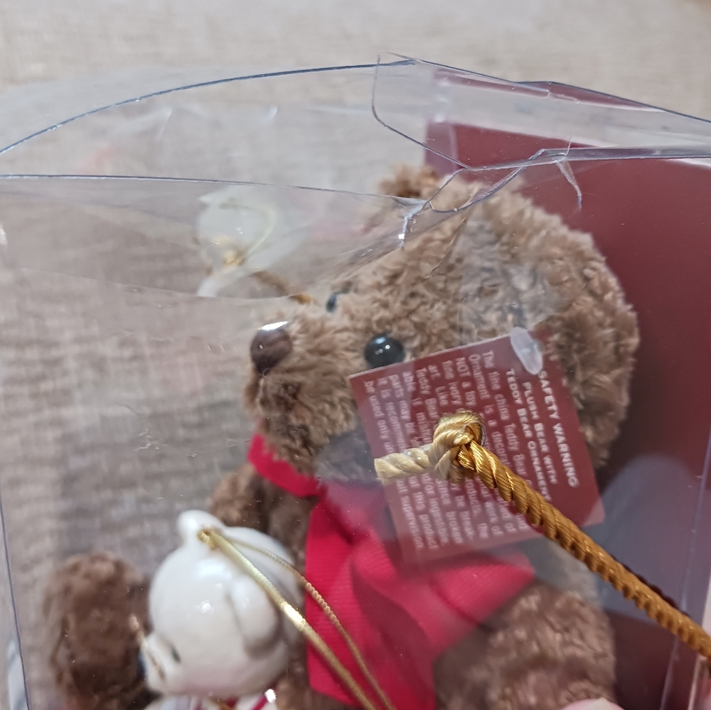 LENOX 100TH Anniversary American Bears Ornament & Teddy Plush Set - Picture 9 of 10